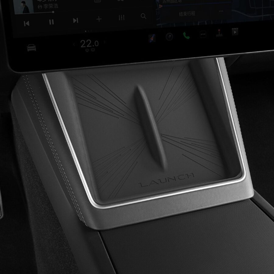 Kosmer Model Y Wireless Charging Silicone Pad – 2025 Central Console Mat - Image 2