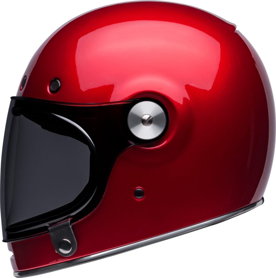 Kosmer Gloss Candy Red Helmet – Retro Style Protective Headgear - Image 2