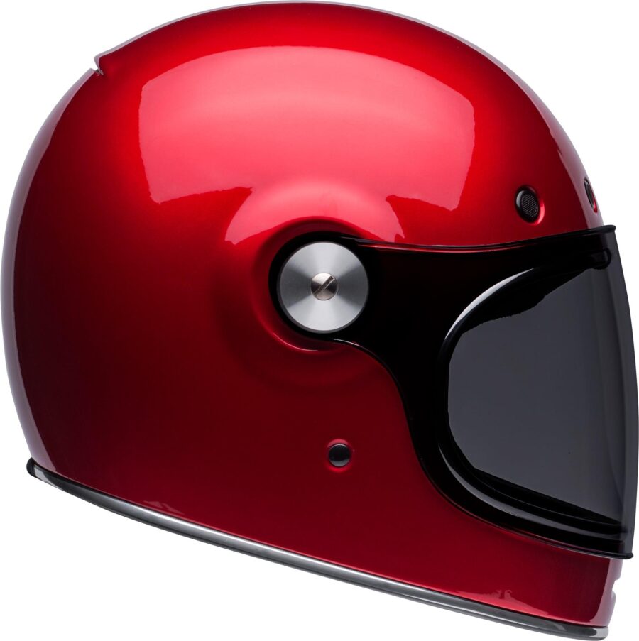 Kosmer Gloss Candy Red Helmet – Retro Style Protective Headgear
